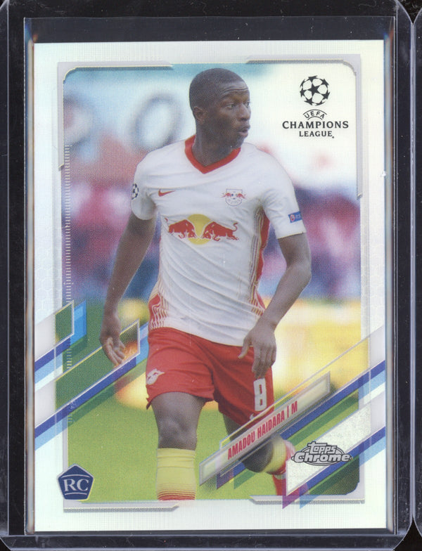 Amadou Haidara 2020 Topps Chrome UEFA Refractor RC