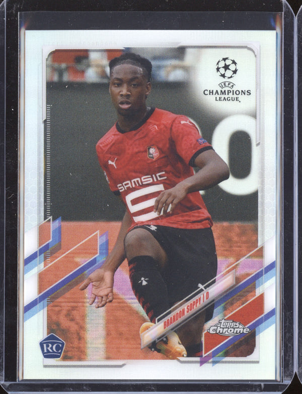 Brandon Soppy 2020 Topps Chrome UEFA Refractor RC