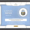 Lionel Messi 2022 Panini National Treasures Century Materials Red Patch Auto 5/5