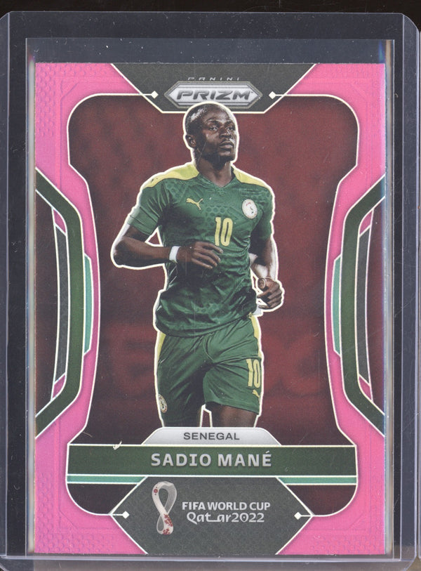 Sadio Mane 2022 Panini Prizm World Cup 252 Pink