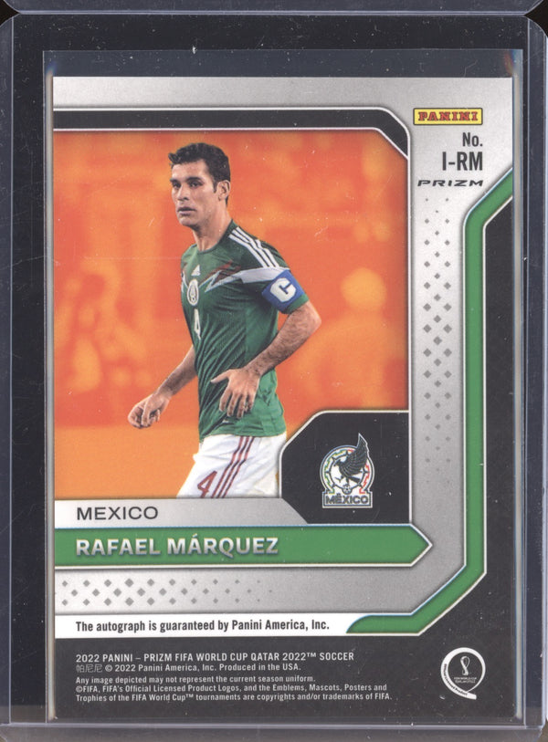 Rafael Marquez 2022 Panini Prizm World Cup I-RM International Ink Choice Auto