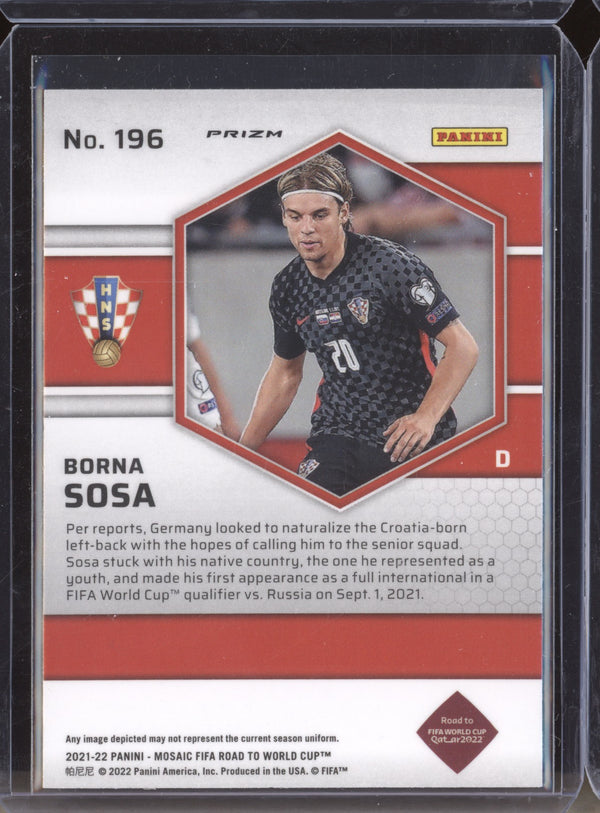 Borna Sosa 2022 Panini Mosaic RTWC 196 Mosaic RC