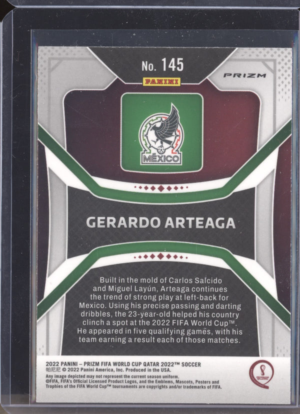 Gerardo Arteaga 2022 Panini Prizm World Cup 145 Tiger RC