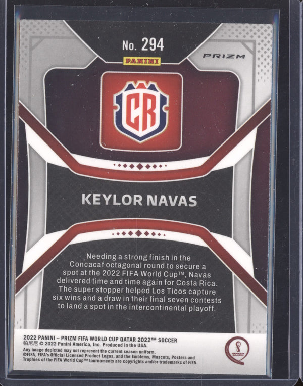 Keylor Navas 2022 Panini Prizm World Cup 294 Tiger