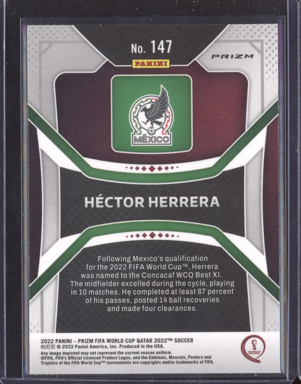 Hector Herrera 2022 Panini Prizm World Cup 147 Silver