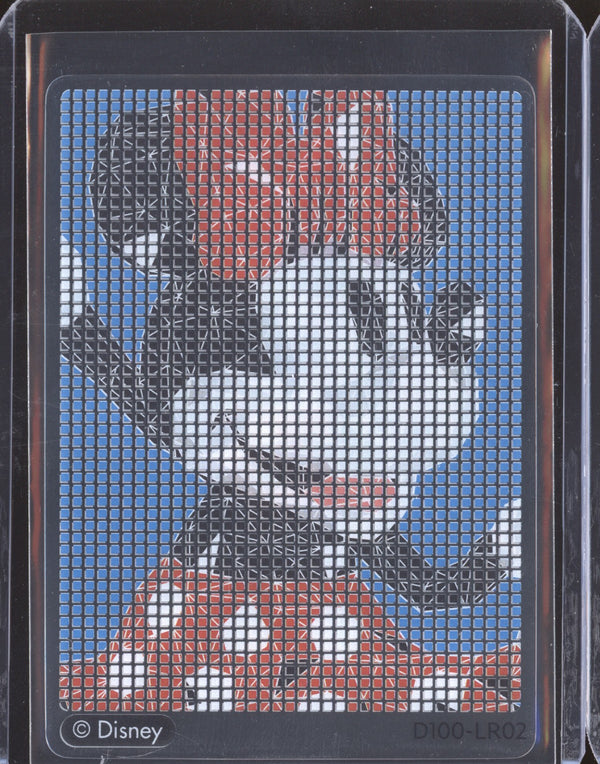 Minnie Mouse 2023 Card fun Disney 100 Joyful D100-LR02 Lattice Double-Sided