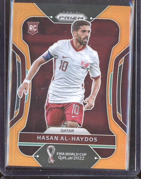 Hasan Al-Haydos 2022 Panini Prizm World Cup  188 Orange RC 17/25