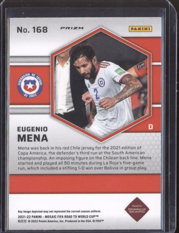 Eugenio Mena 2022 Panini Mosaic RTWC 168 Mosaic RC