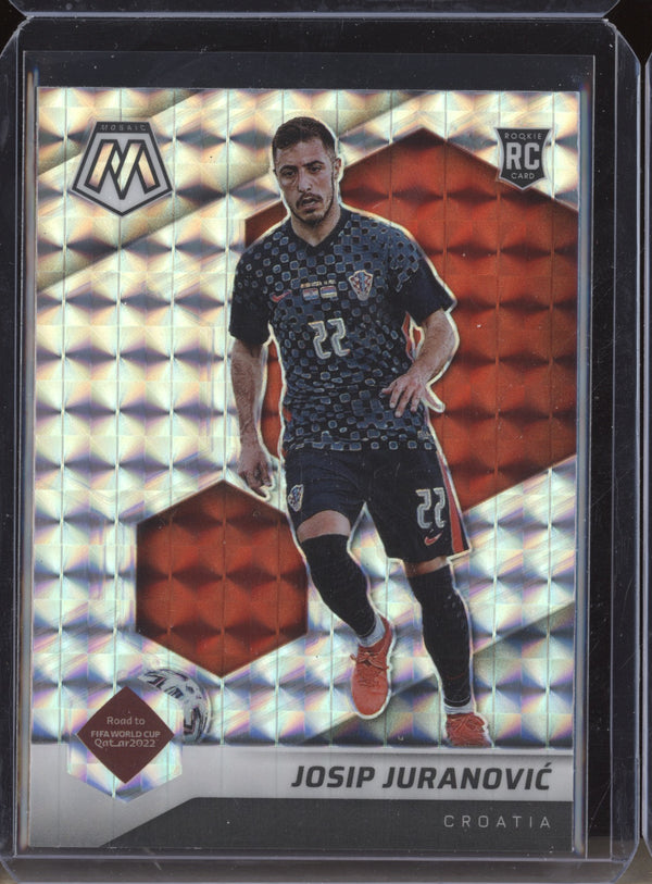 Josip Juranovic 2022 Panini Mosaic RTWC 200 Mosaic RC