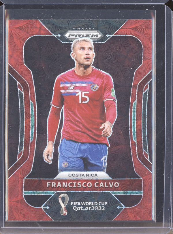 Francisco Calvo 2022 Panini Prizm World Cup 291 Choice Red