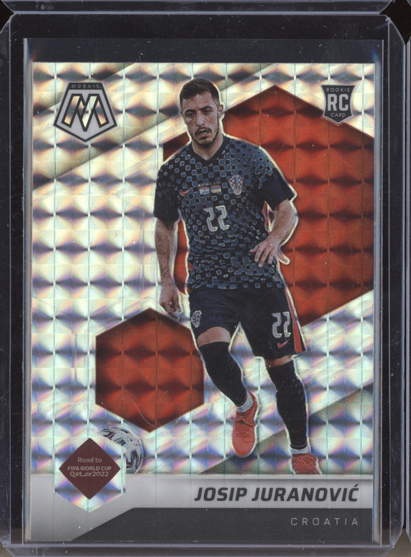 Josip Juranovic 2022 Panini Mosaic RTWC 200 Mosaic RC