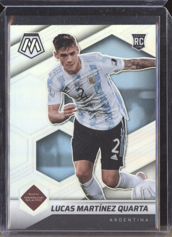 Lucas Martinez Quarta 2022 Panini Mosaic RTWC 14 Silver RC