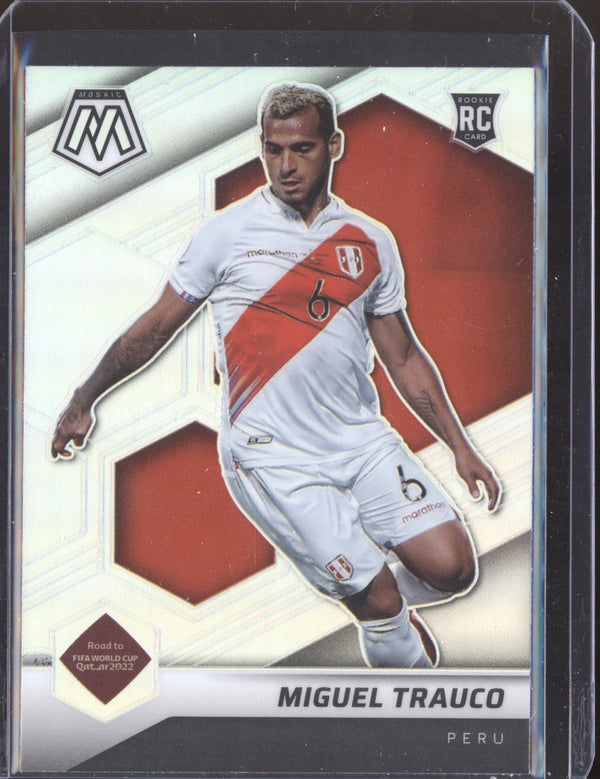 Miguel Trauco 2022 Panini Mosaic RTWC 41 Silver RC