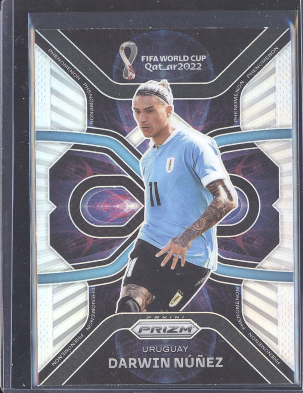 Darwin Nunez 2022 Panini Prizm World Cup 29 Phenomenon Silver