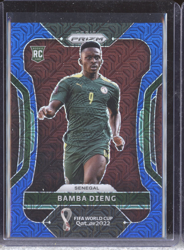 Bamba Dieng 2022 Panini Prizm World Cup  245 Blue Mojo RC 61/75