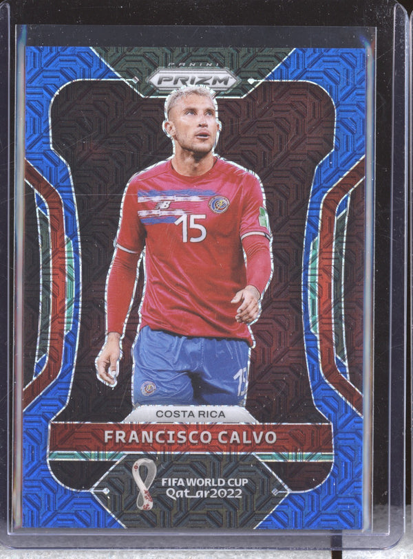 Francisco Calvo 2022 Panini Prizm World Cup  291 Blue Mojo 45/75