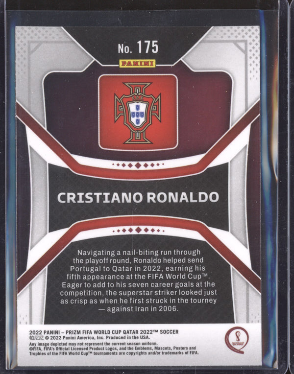 Cristiano Ronaldo 2022 Panini Prizm World Cup 175