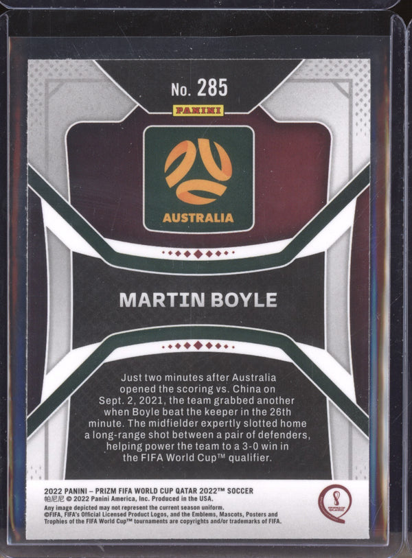 Martin Boyle 2022 Panini Prizm World Cup 285 RC