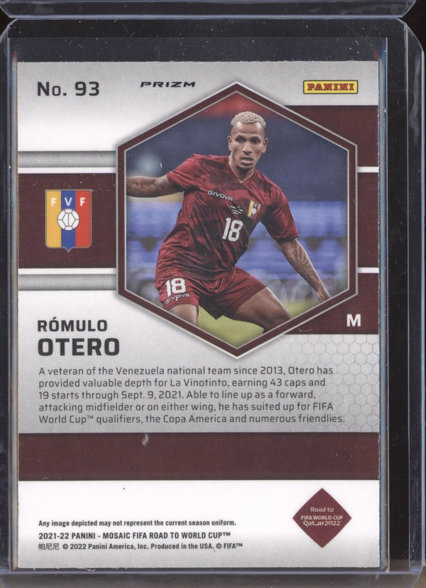 Romulo Otero 2022 Panini Mosaic RTWC 93 Silver RC