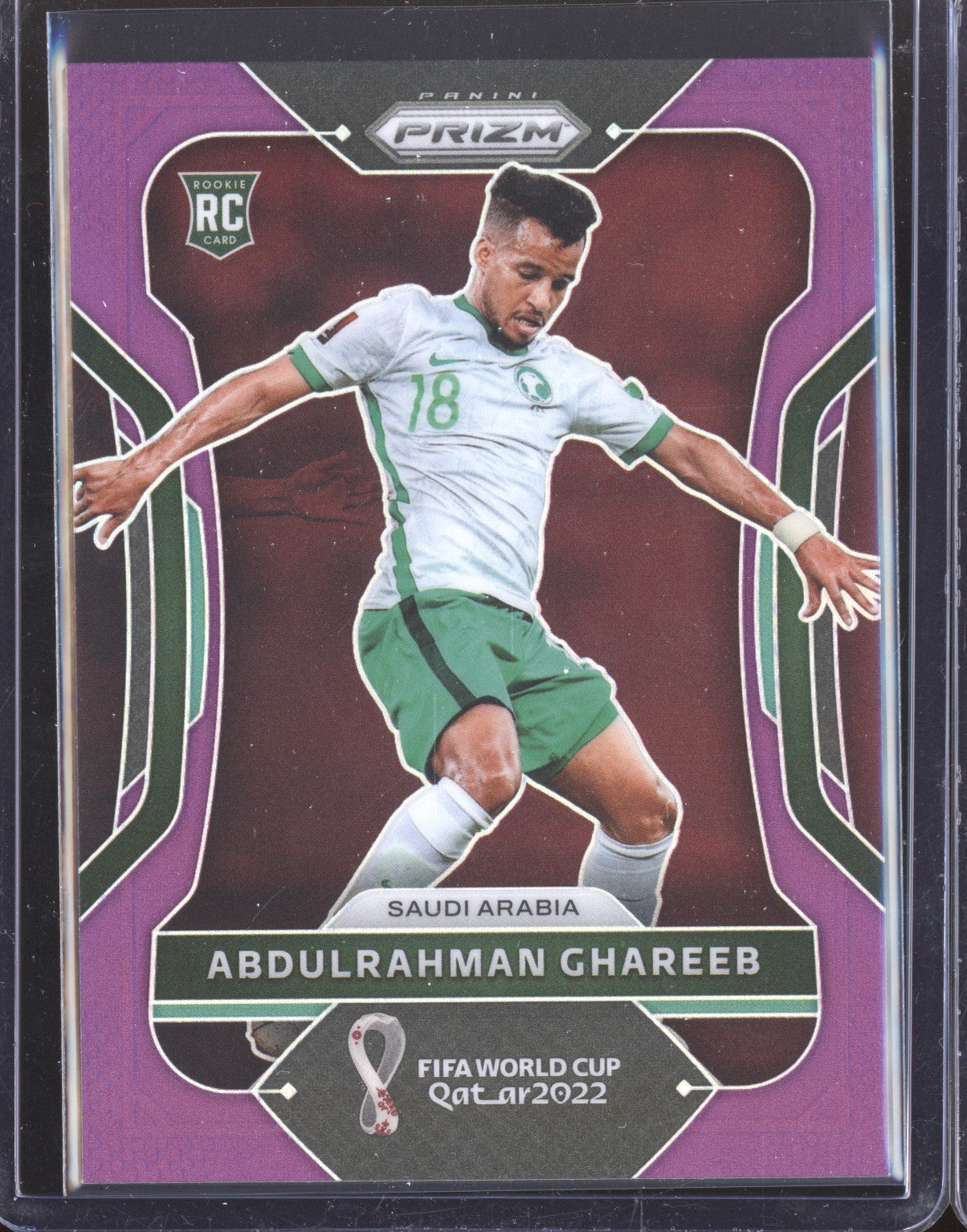 Abdulrahman Ghareeb 2022 Panini Prizm World Cup  212 Purple RC 193/199