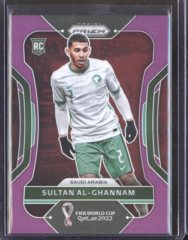 Sultan Al-Ghannam 2022 Panini Prizm World Cup  216 Purple RC 95/199