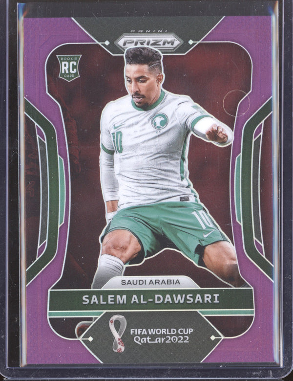 Salem Al-Dawsari 2022 Panini Prizm World Cup  215 Purple RC 50/199