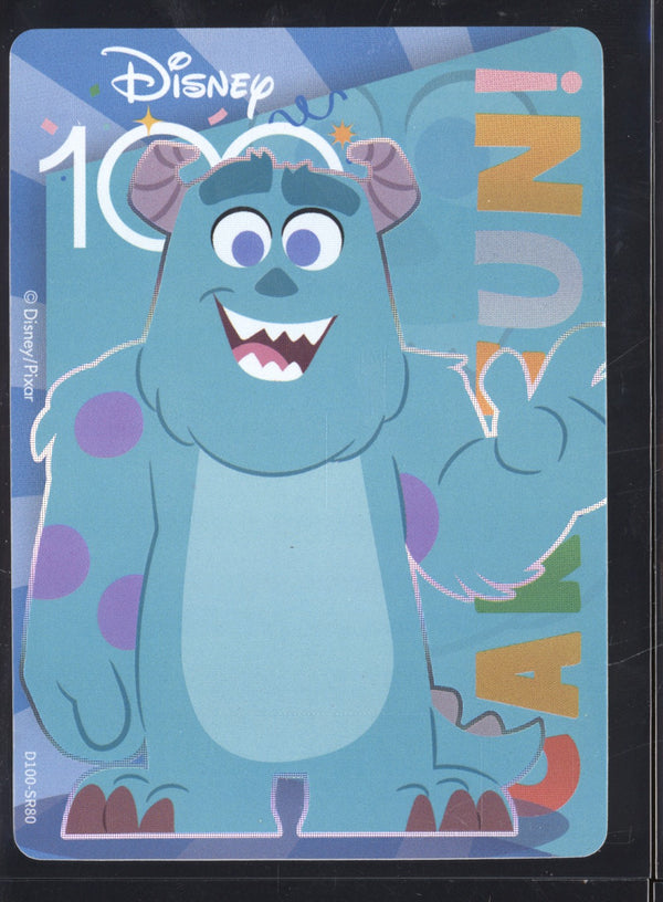 James P Sulley Sullivan 2023 Card fun Disney 100 Joyful D100-SR80