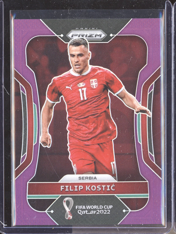 Filip Kostic 2022 Panini Prizm World Cup  256 Purple 35/199