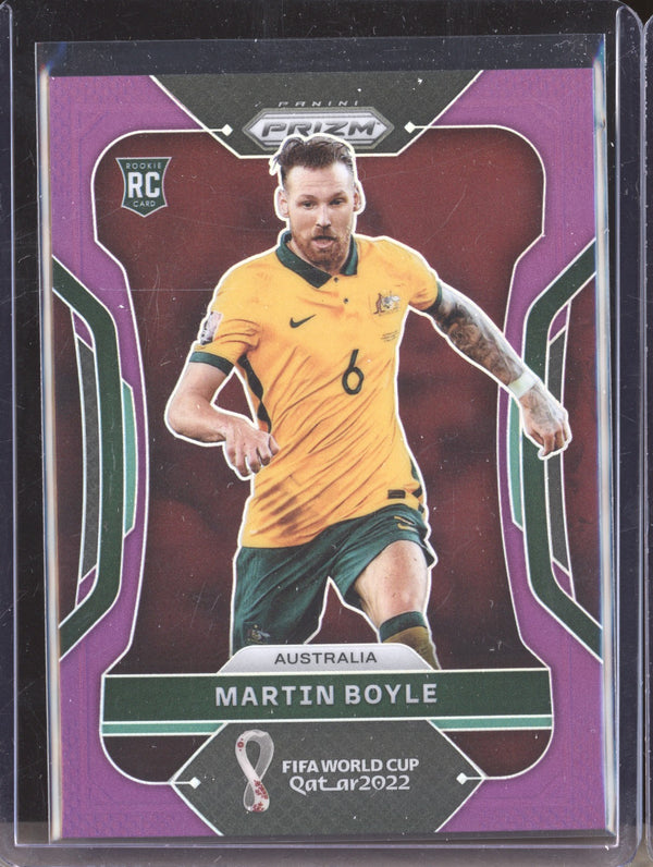 Martin Boyle 2022 Panini Prizm World Cup  285 Purple RC 152/199