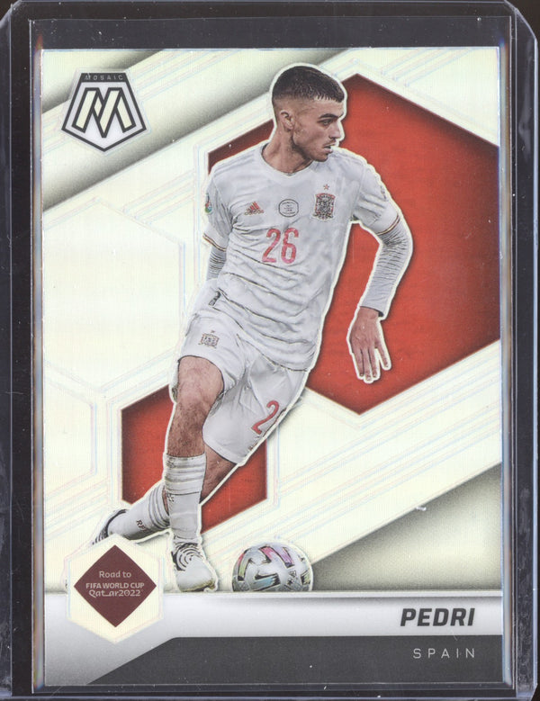 Pedri 2022 Panini Mosaic RTWC 130 Silver