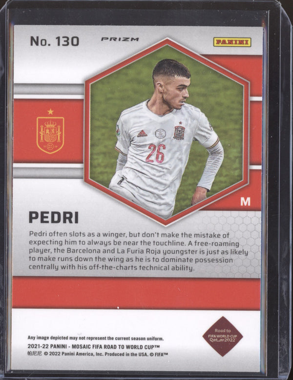 Pedri 2022 Panini Mosaic RTWC 130 Silver