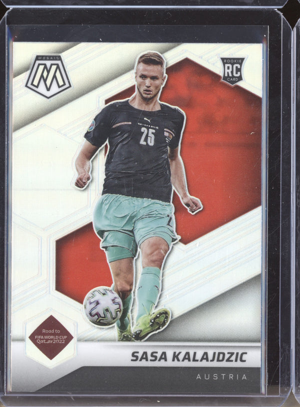 Sasa Kalajdzic 2022 Panini Mosaic RTWC 133 Silver RC