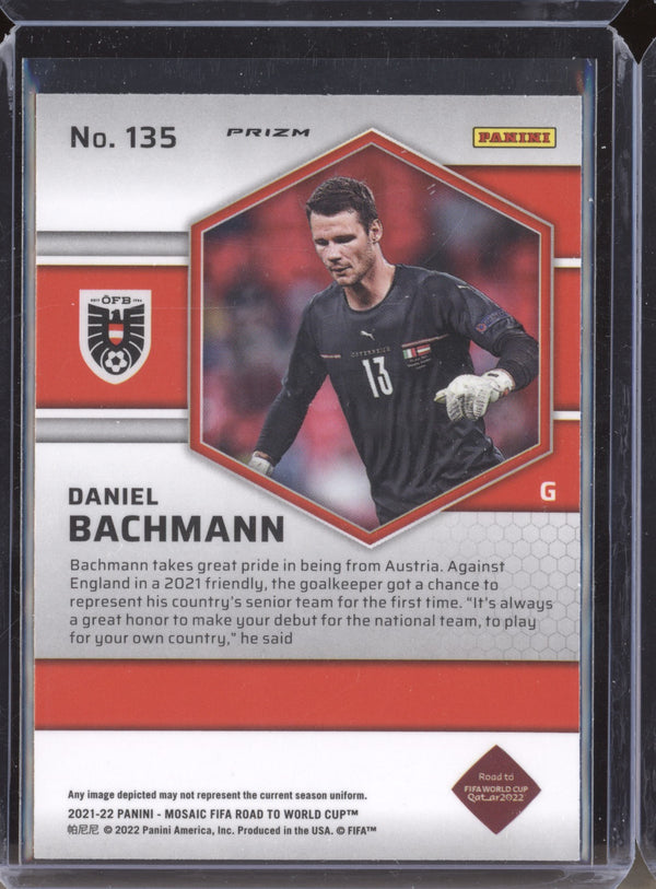 Daniel Bachmann 2022 Panini Mosaic RTWC 135 Silver RC