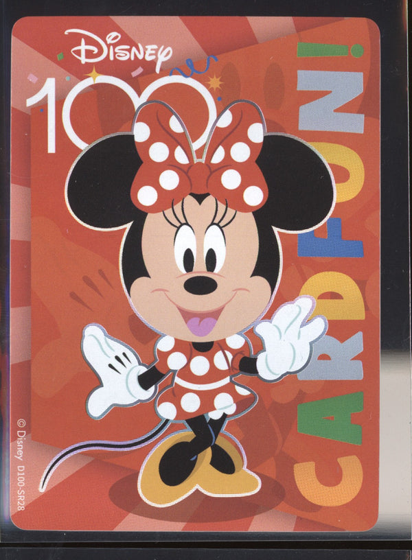 Minnie Mouse 2023 Card fun Disney 100 Joyful D100-SR28