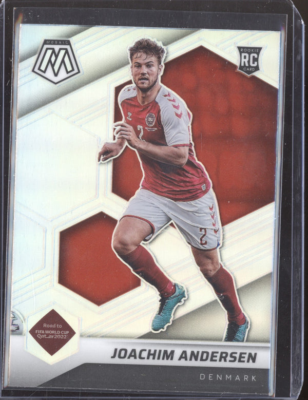 Joachim Andersen 2022 Panini Mosaic RTWC 152 Silver RC