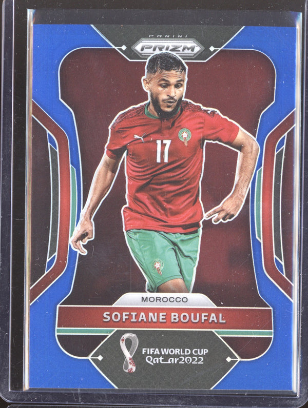 Sofiane Boufal 2022 Panini Prizm World Cup  242 Blue 16/299