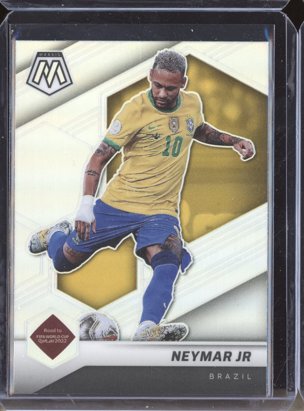 Neymar Jr 2022 Panini Mosaic RTWC 158 Silver