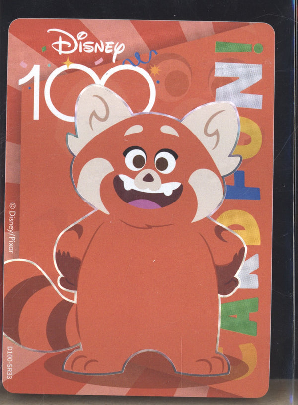 Red Panda Mei 2023 Card fun Disney 100 Joyful D100-SR33