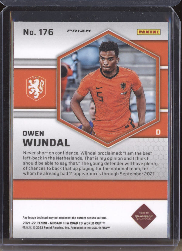 Owen Wijndal 2022 Panini Mosaic RTWC 176 Silver RC