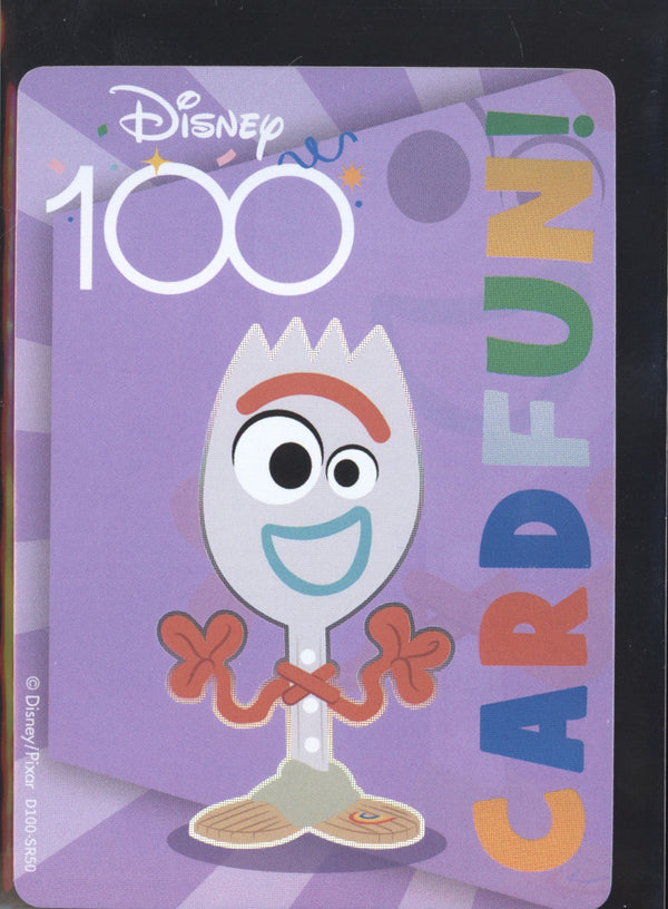 Forky 2023 Card fun Disney 100 Joyful D100-SR50