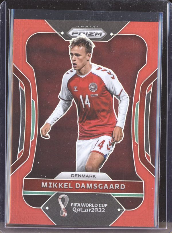 Mikkel Damsgaard 2022 Panini Prizm World Cup  73 Red 146/399