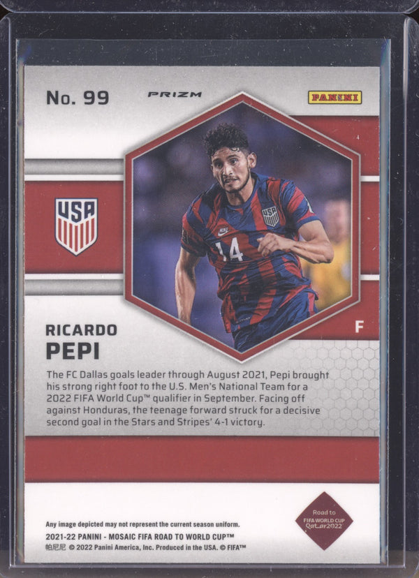 Ricardo Pepi 2022 Panini Mosaic RTWC 99 Mosaic RC