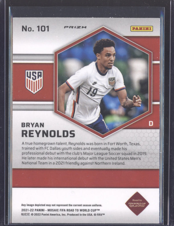 Bryan Reynolds 2022 Panini Mosaic RTWC 101 Silver RC