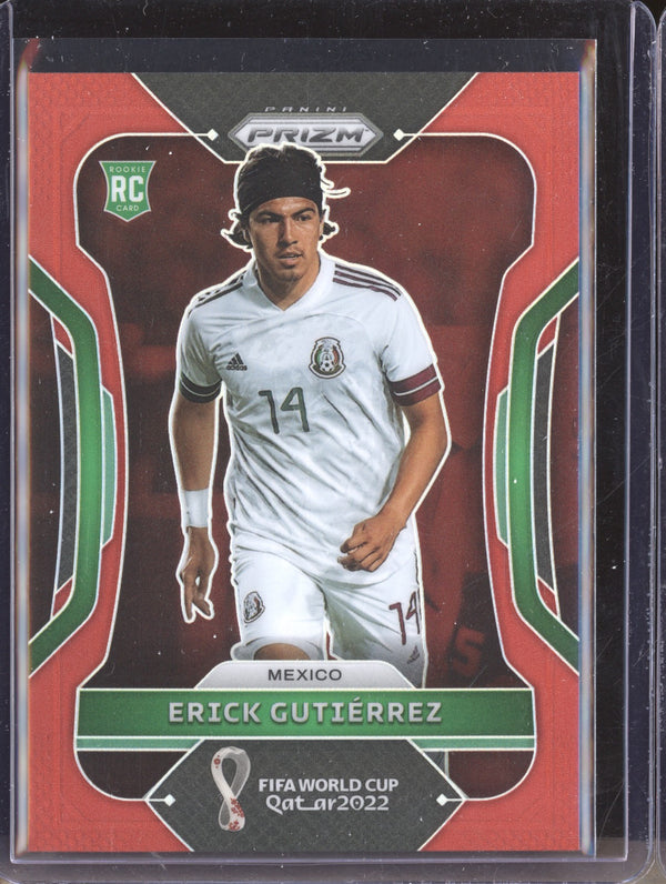 Erick Gutierrez 2022 Panini Prizm World Cup  150 Red RC 181/399