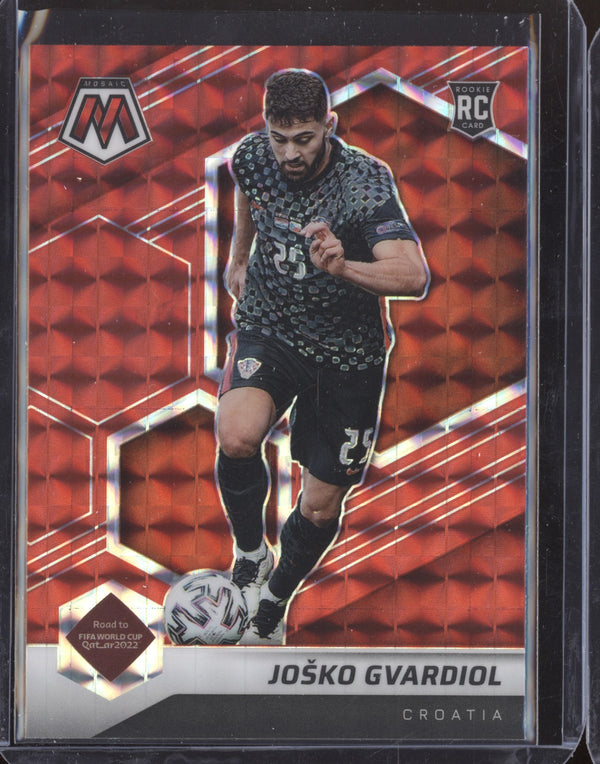 Josko Gvardiol 2022 Panini Mosaic RTWC 198 Red RC