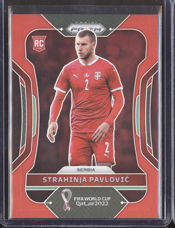 Strahinja Pavlovic 2022 Panini Prizm World Cup  261 Red RC 284/399