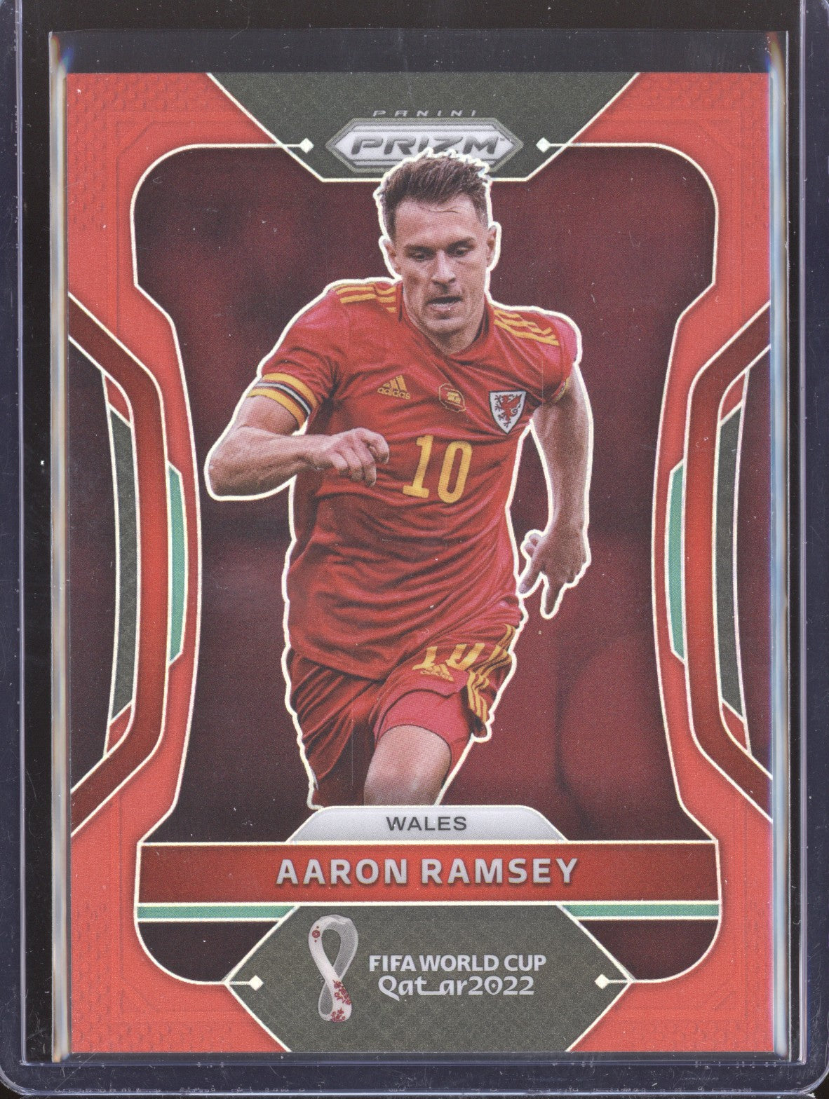 Aaron Ramsey 2022 Panini Prizm World Cup  295 Red 394/399