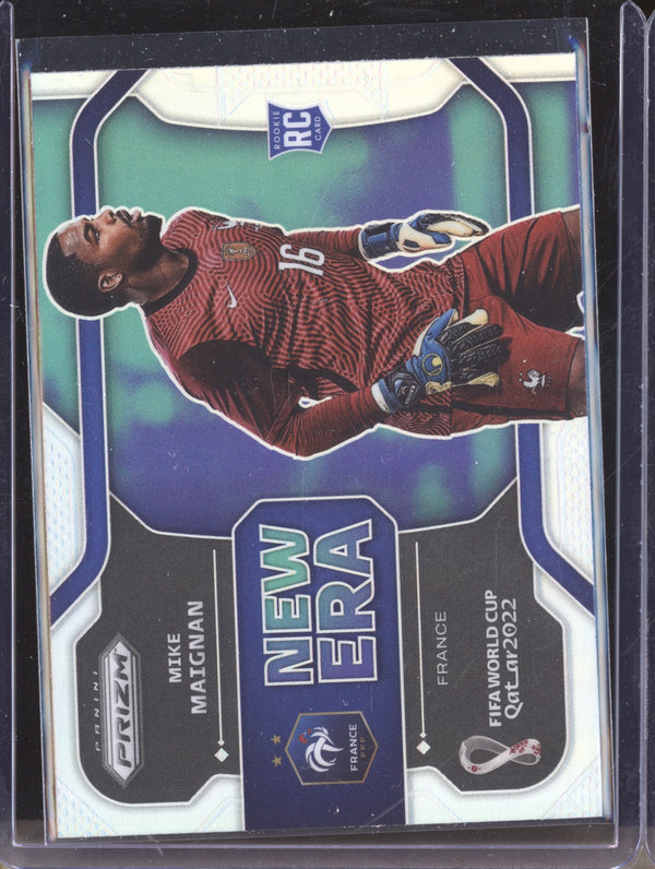 Mike Maignan 2022 Panini Prizm World Cup  10 New Era Silver RC