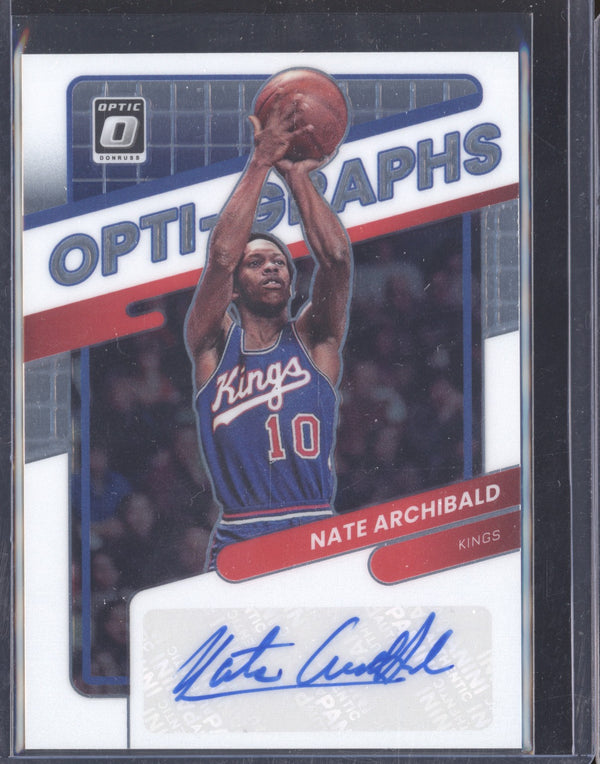 Nate Archibald 2021-22 Panini Optic OG-NAB Opti-Graphs 76/99