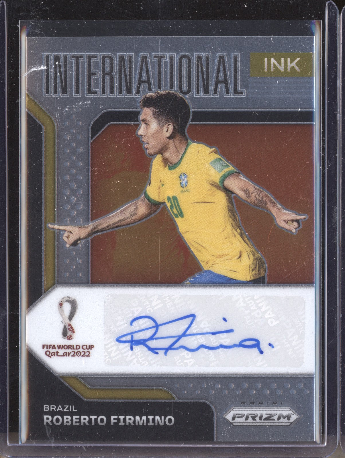 Roberto Firmino 2022 Panini Prizm World Cup I-RFO International